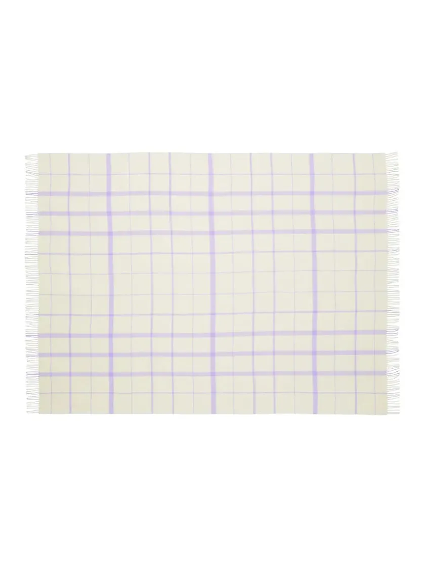 Silkeborg Uldspinderi Puder Og Plaider<Warp & Weft Plaid, concrete/midnight fra