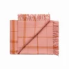 Silkeborg Uldspinderi Puder Og Plaider<Warp & Weft Plaid, coral/amber fra