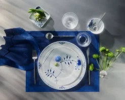 Royal Copenhagen Service<Waves dækkeserviet blå 2 stk fra