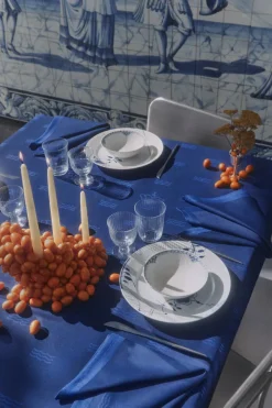 Royal Copenhagen Køkkentekstiler<Waves dug blå fra