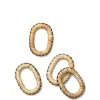 Ferm Living Service<Weave Napkin Rings, sæt á 4 stk. fra