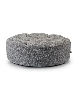 Eilersen Puffer|Sofaer<Wheel m. Knapper Curl 37, Ø 100 cm fra