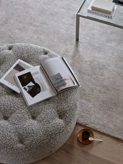 Eilersen Puffer|Sofaer<Wheel m. Knapper Curl 37, Ø 100 cm fra