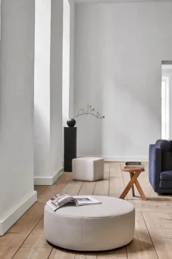 Eilersen Sofaer|Puffer<Wheel u. Knapper Gravel 07, Ø 80 cm fra