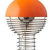 Verpan Spots<Wire Bordlampe Ø30, orange af Verner Panton