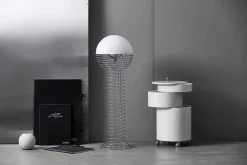 Verpan Gulvlamper|Spots<Wire gulvlampe af Verner Panton