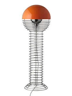 Verpan Gulvlamper|Spots<Wire Gulvlampe, orange af Verner Panton