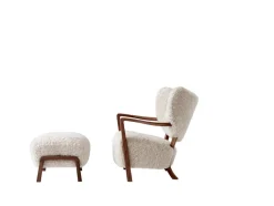 &Tradition Lænestole<Wulff lænestol inkl. skammel- Karakorum 003 fra