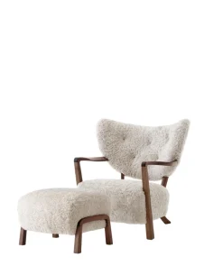 &Tradition Lænestole<Wulff lænestol inkl. skammel- Karakorum 003 fra