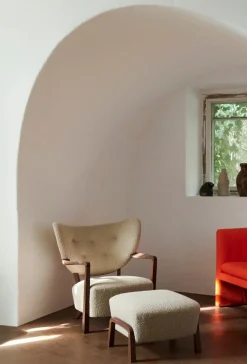 &Tradition Lænestole<Wulff lænestol inkl. skammel- Karakorum 003 fra