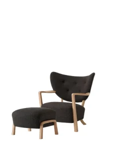 &Tradition Lænestole<Wulff lænestol inkl. skammel - Karandash 005 lounge sæt fra