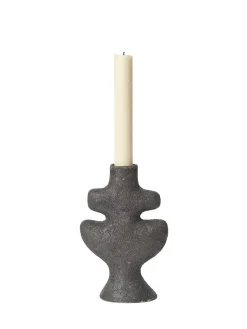 Ferm Living Lysestager<Yara Candle Holder Small, rustic iron fra