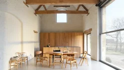 Carl Hansen & Søn Spisebordsstole<Y-stol CH24, eg sæbe af Hans J. Wegner