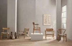 Carl Hansen & Søn Spisebordsstole<Y-stol CH24, eg sæbe af Hans J. Wegner