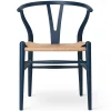 Carl Hansen & Søn Spisebordsstole<Y-stol CH24 Soft Blue af Hans J. Wegner