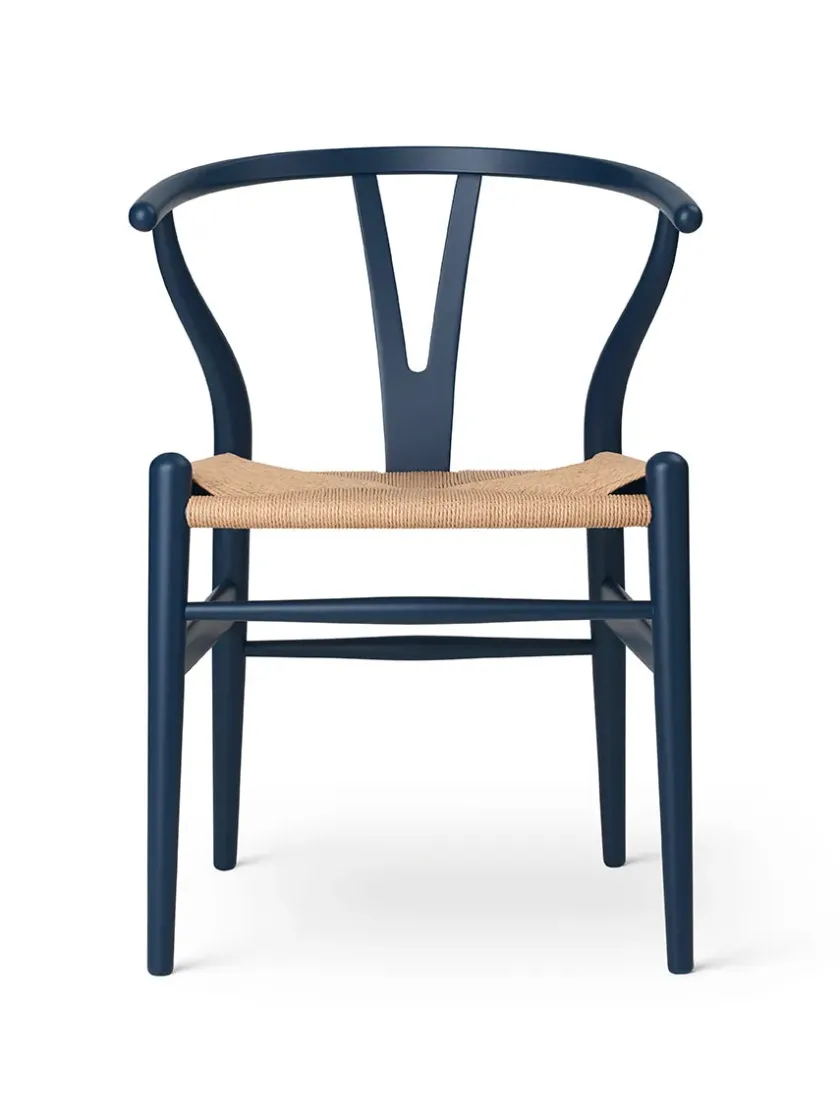 Carl Hansen & Søn Spisebordsstole<Y-stol CH24 Soft Blue af Hans J. Wegner