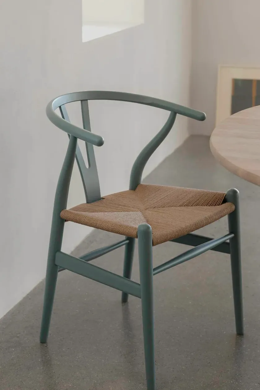 Carl Hansen & Søn Spisebordsstole<Y-stol CH24 Soft Blue af Hans J. Wegner