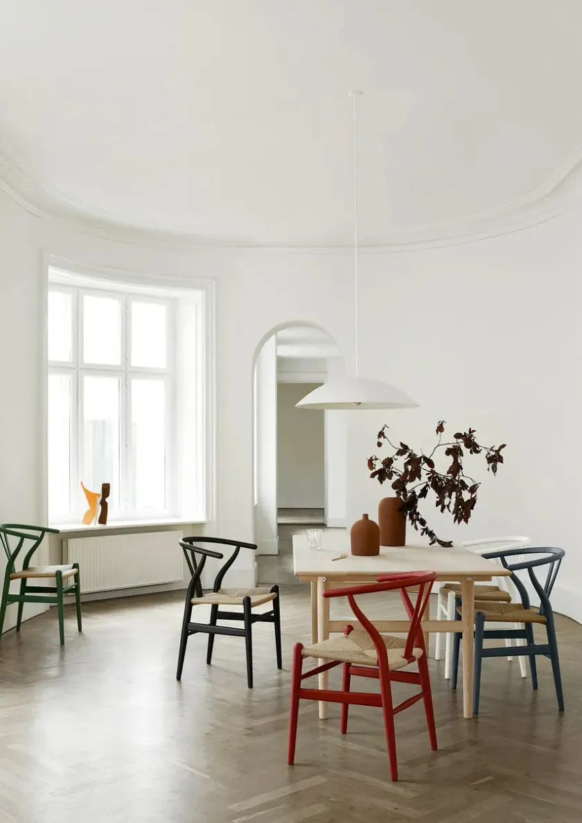 Carl Hansen & Søn Spisebordsstole<Y-stol CH24 Soft Hollyhock af Hans J. Wegner