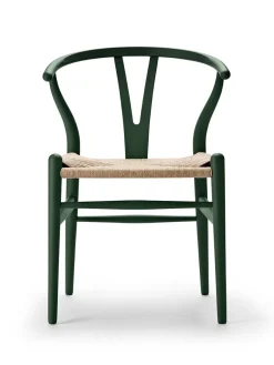 Carl Hansen & Søn Spisebordsstole<Y-stol CH24 Soft Red Brown af Hans J. Wegner