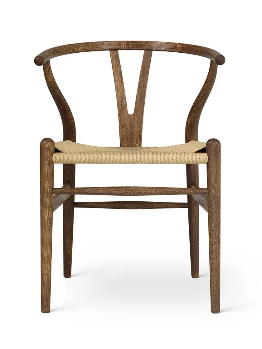 Carl Hansen & Søn Spisebordsstole<Y-stol CH24, sort eg af Hans J. Wegner