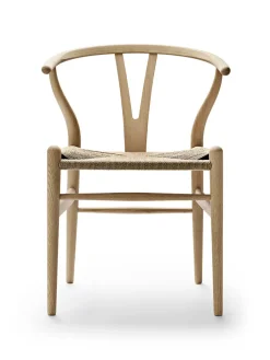 Carl Hansen & Søn Spisebordsstole<Y-stol CH24, sort eg af Hans J. Wegner