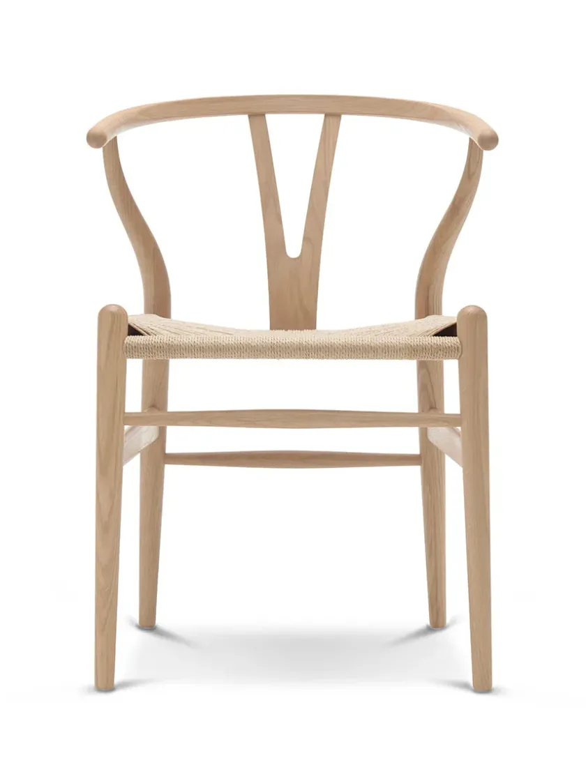 Carl Hansen & Søn Spisebordsstole<Y-stol CH24, sort eg af Hans J. Wegner
